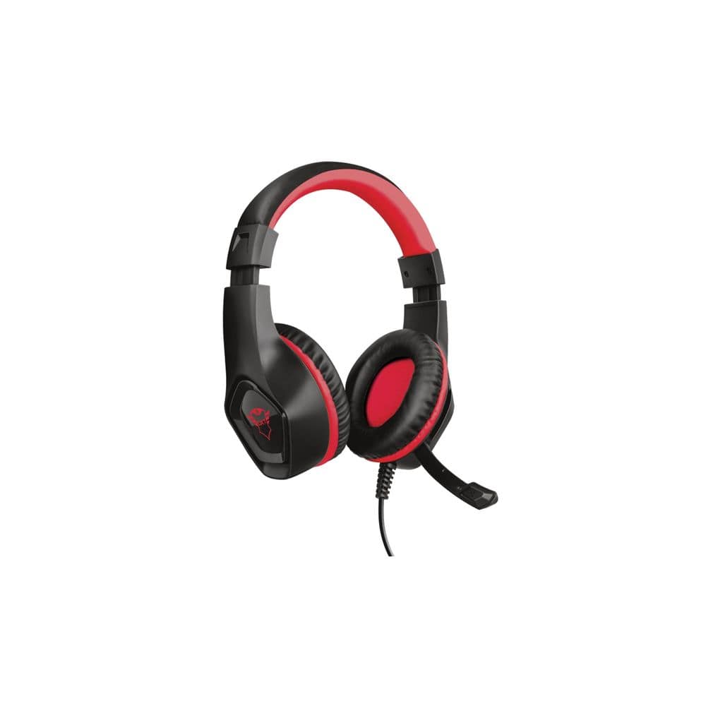 AUDIFONOS TRUST GAMING MICROFONO 3.5MM NEGRO ROJO - GXT 404R RANA