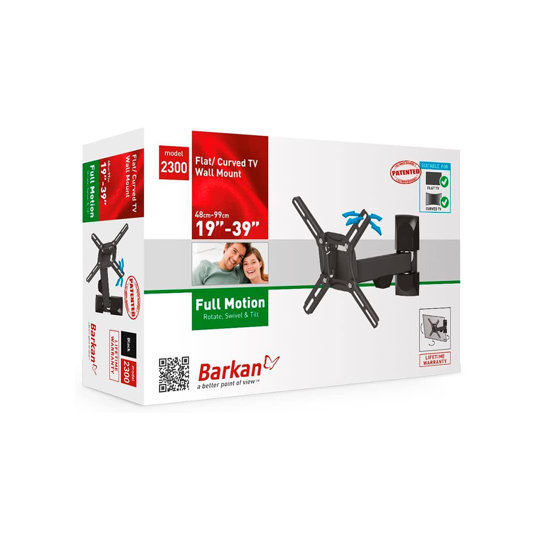 BARKAN BASE  INCLINADA 19" A 65" 50KG