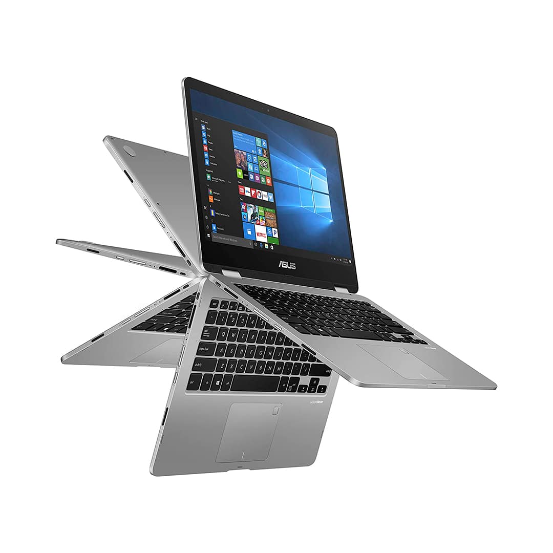 NOTEBOOK ASUS VIVOBOOK FLIP 14" TOUCHSCREEN/ PENTIUM SILVER N5030/ 4GB RAM/ 128GB SSD/ WIN10