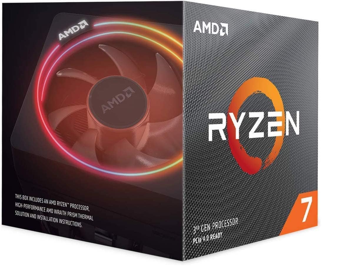 PROCESADOR AMD RYZEN 7 3700X SOCKET AM4 4.4GHZ OCTA CORE 4MB L2/ 65W/ C/FAN COOLER