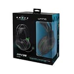 AUDIFONOS UNNO TEKNO GAMING BRAVE MICROFONO 3.5 USB CLUCES VERDE 01