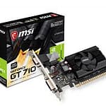 TARJETA VIDEO MSI VGA GEFORCE GT710 2GB DDR3 64 BIT HDMI 01