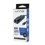 ADAPTADOR UNNO TEKNO TIPO C A LAN ETHERNET 1GBPS CONECTIVIDAD 01