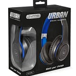 AUDIFONOS UNNO TEKNO URBAN BLUETOOTH 5.0 MANOS LIBRES AZUL