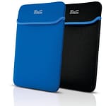 FUNDA PARA LAPTOP HASTA 15.6 PULGADAS REVERSIBLE NEGRO/AZUL