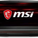 NOTEBOOK MSI GF63 GAMING 15.6" i5-10200H/ 8GB RAM/ 256GB SSD/ NVIDIA GTX 1650 4GB/ WIN10/ INGLES/ NEGRO