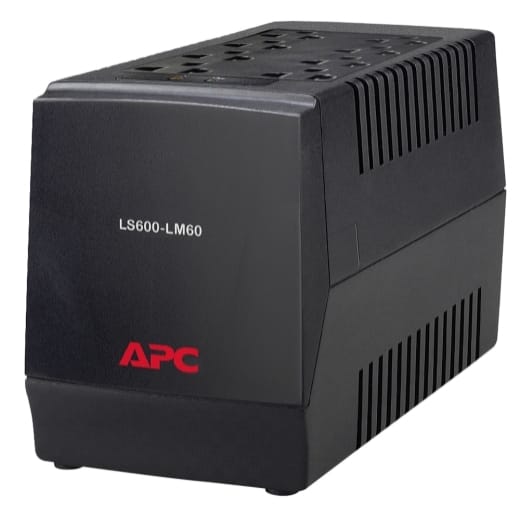 APC Line-R 600VA Automatic Voltage Regulator, 8 Outlets, 120V 60Hz LS600-LM60