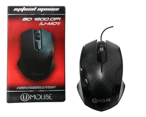 Mouse U-CORPORATION Optico Usb 3 Botones M01