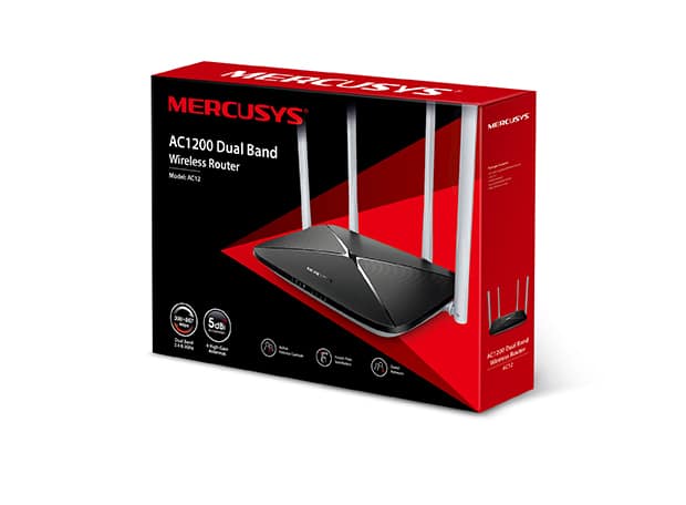 MERCUSYS ROUTER  INALAMBRICO AC1200 4 ANTENAS