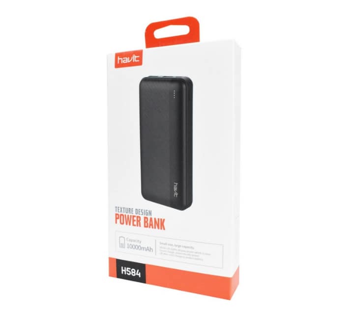 HAVIT POWER BANK  H584 10.000 AH NEGRA